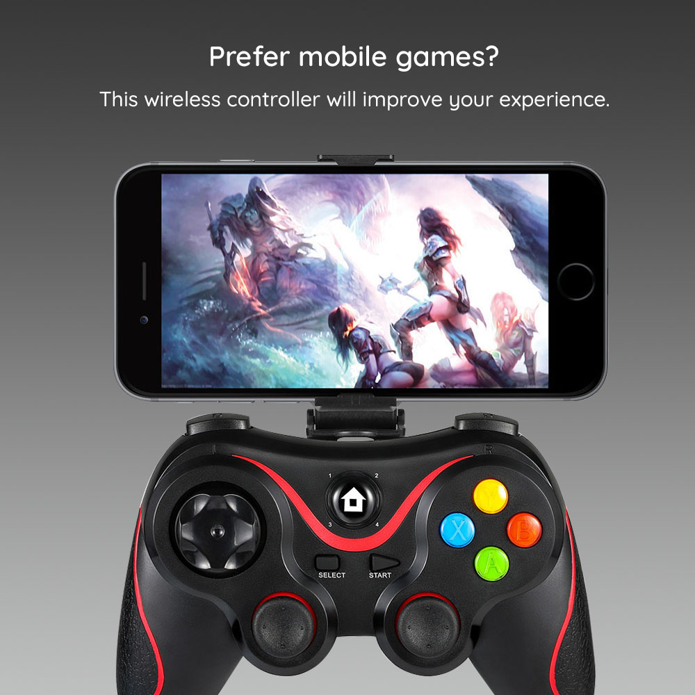 Wireless Controller (V8) - Bluetooth V4.0, 2.4G - 400mAh - Blue
