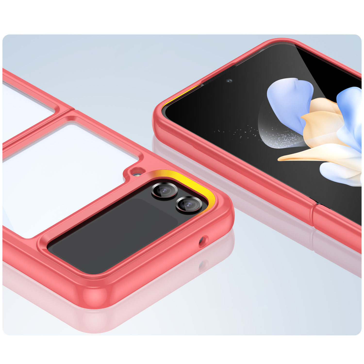 Outer Space case for Samsung Galaxy Z Flip 3 - Pink