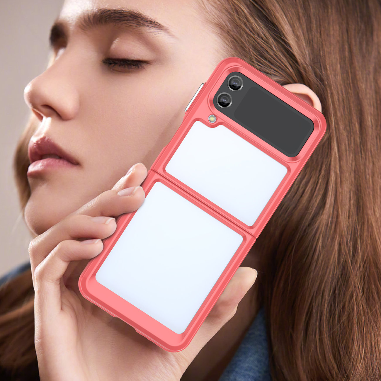 Outer Space case for Samsung Galaxy Z Flip 3 - Pink