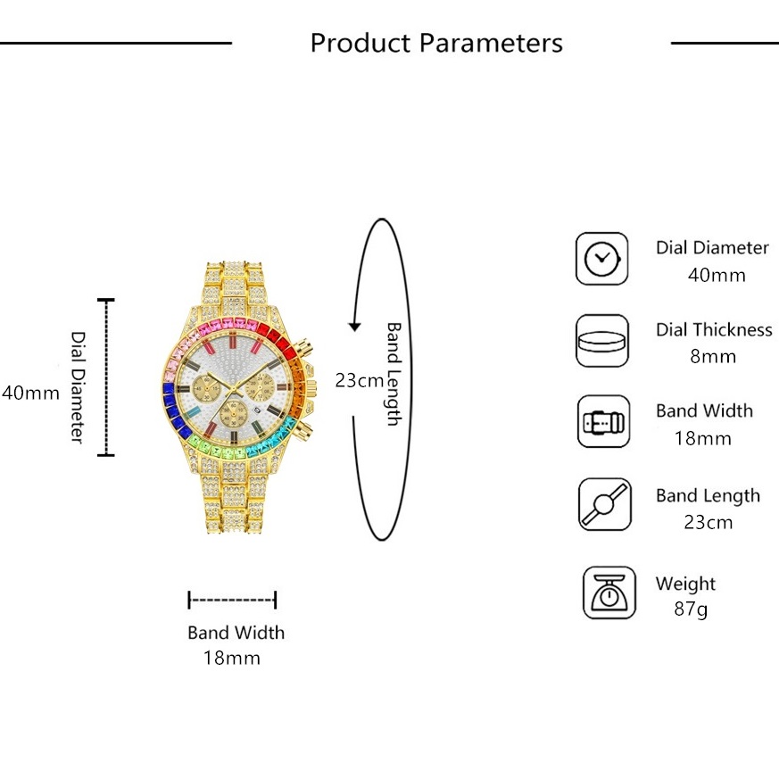 EX-22592 Watch - Gold/Pink