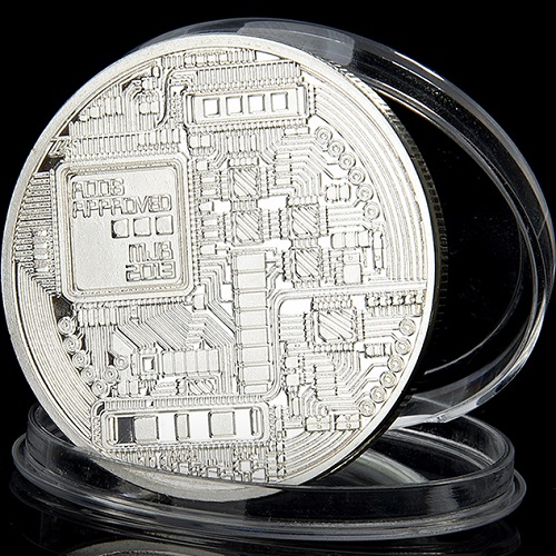 Bitcoin -Silver-plated/Gold
