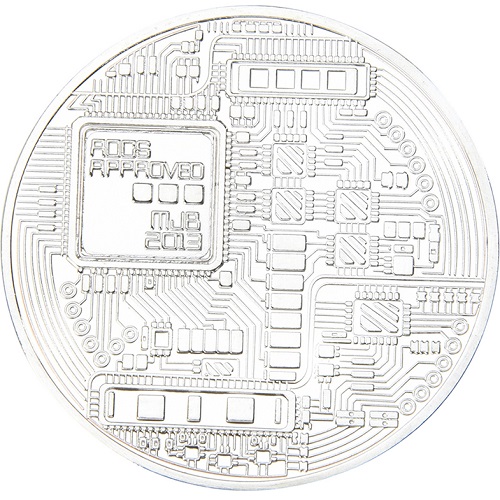 Bitcoin -Silver-plated/Gold