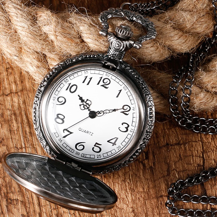 ST-5235 Pocket Watch - Black