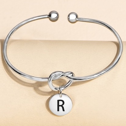 Alphabet Bracelet - V/Silver