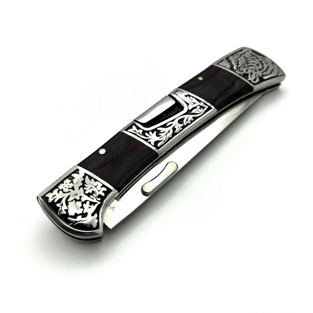 Outdoor Folding Knife B3159 - Black / Silver