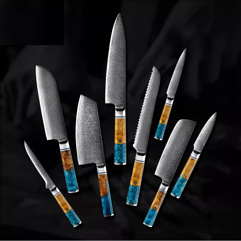 AO-20198 Damascus Kitchen Knife - Utility