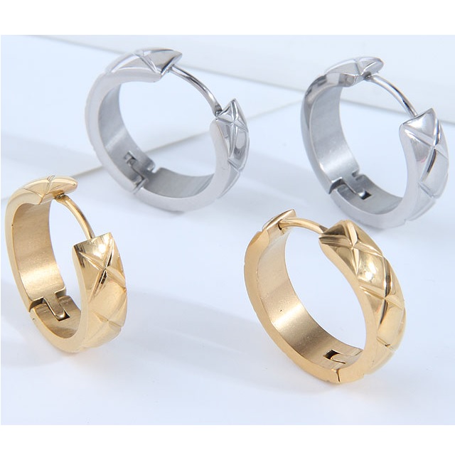 BE-20675 Earrings - Silver