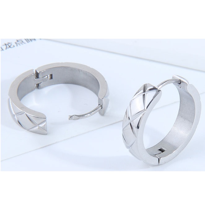 BE-20675 Earrings - Silver
