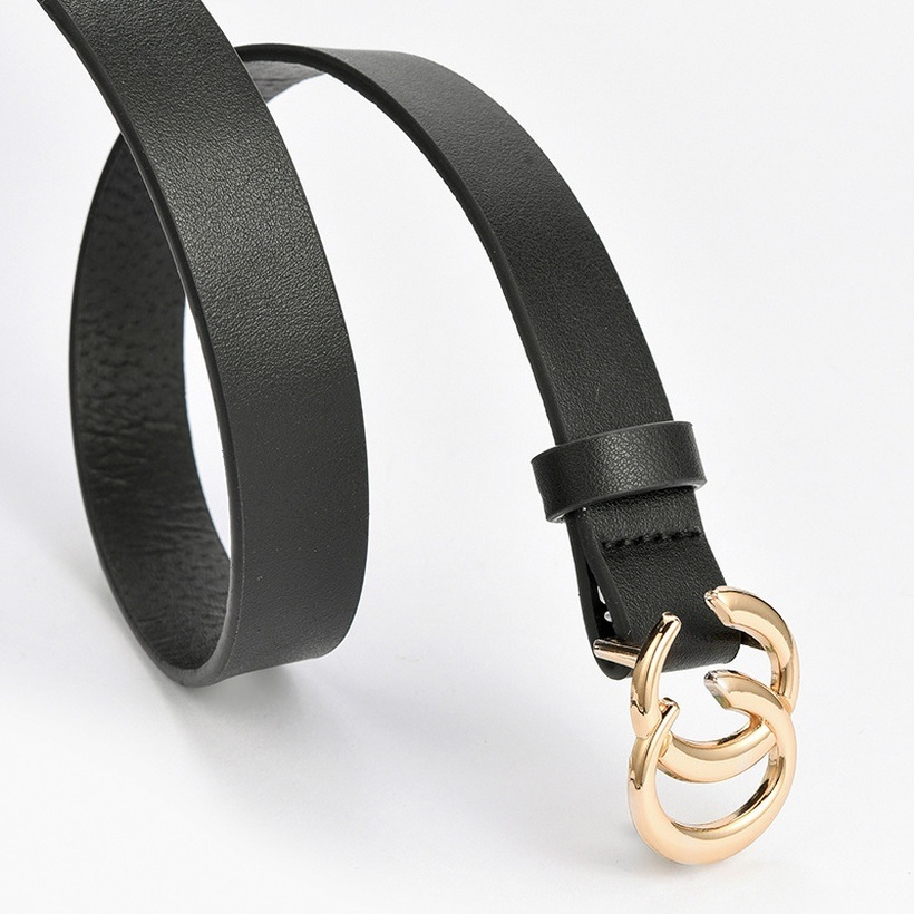 Double C Belt - Dark brown