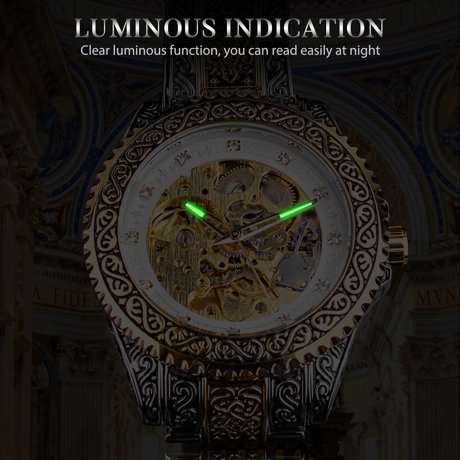 FORSINING OL-14515 watch - Silver