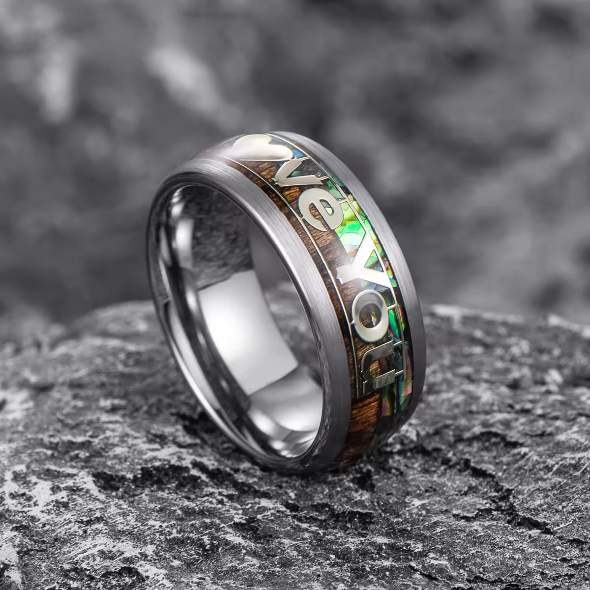 I Love You Ring - Silver/59mm