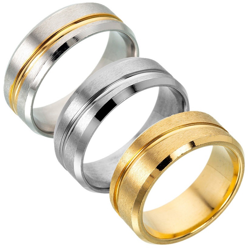 JO-17338 Ring - Silver/Gold/57mm