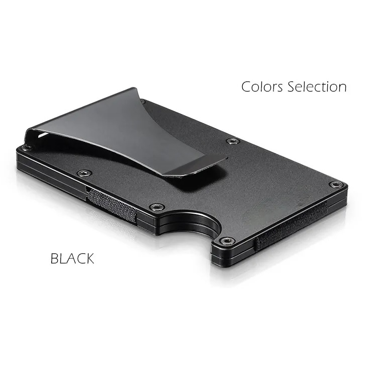 Metal case for cards - Brown