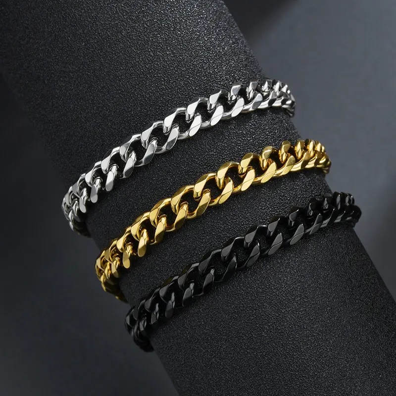 KR-34828 Wrist Chain - Gold / 22cm / 5mm