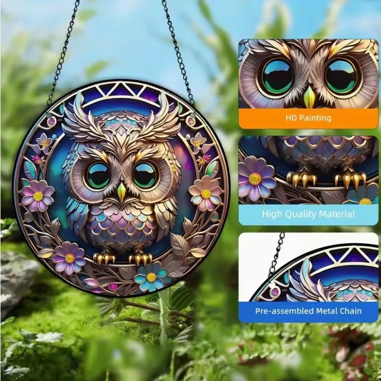 Sun catcher - Owl/Typ3/L