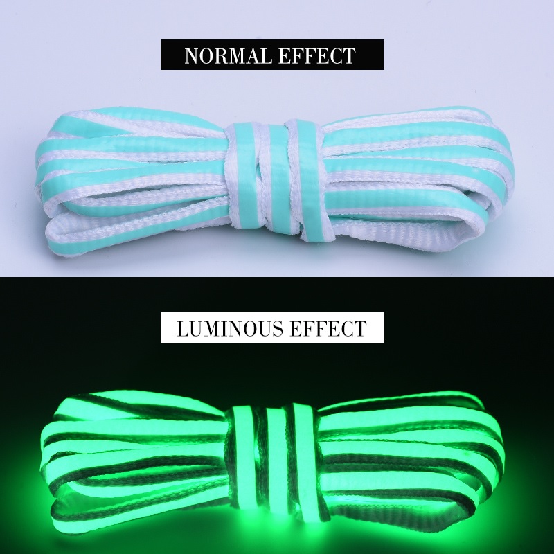 Reflective LU-18482 Shoelaces - Orange