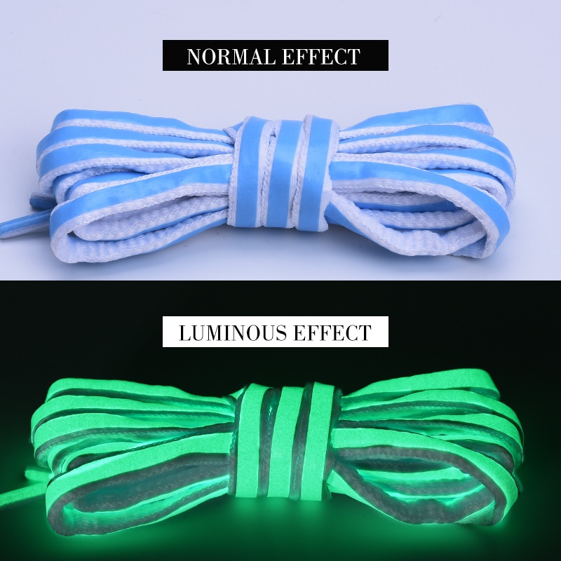 Reflective LU-18482 Shoelaces - Orange