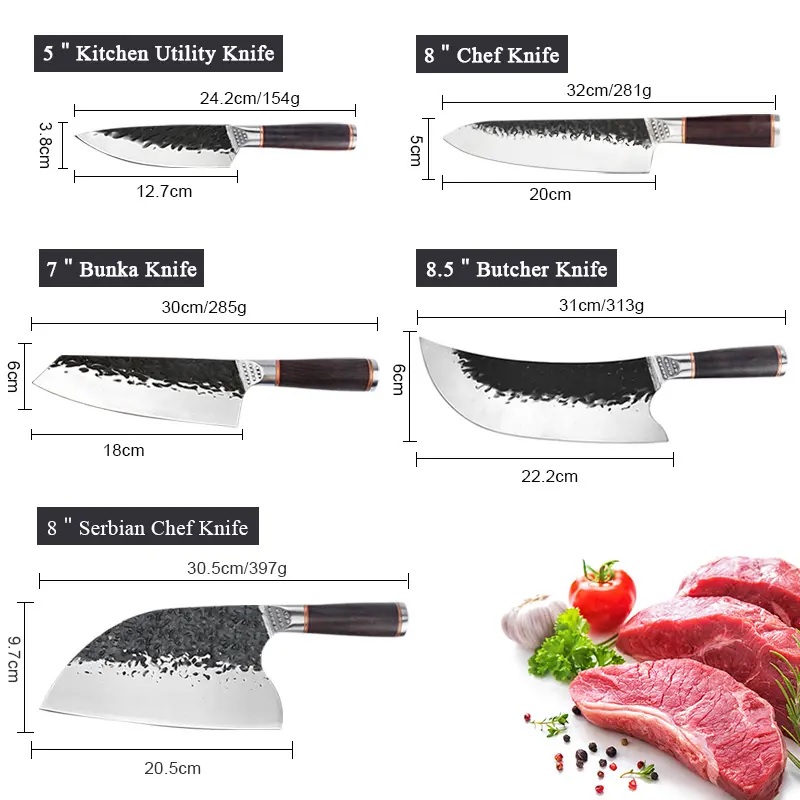 NA-26833 Kitchen Knife - Brown/Type4