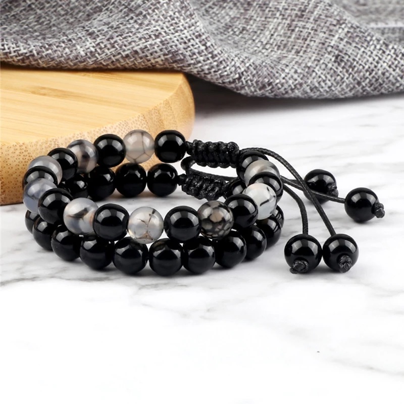 ON-13286 Bracelet - Black/White