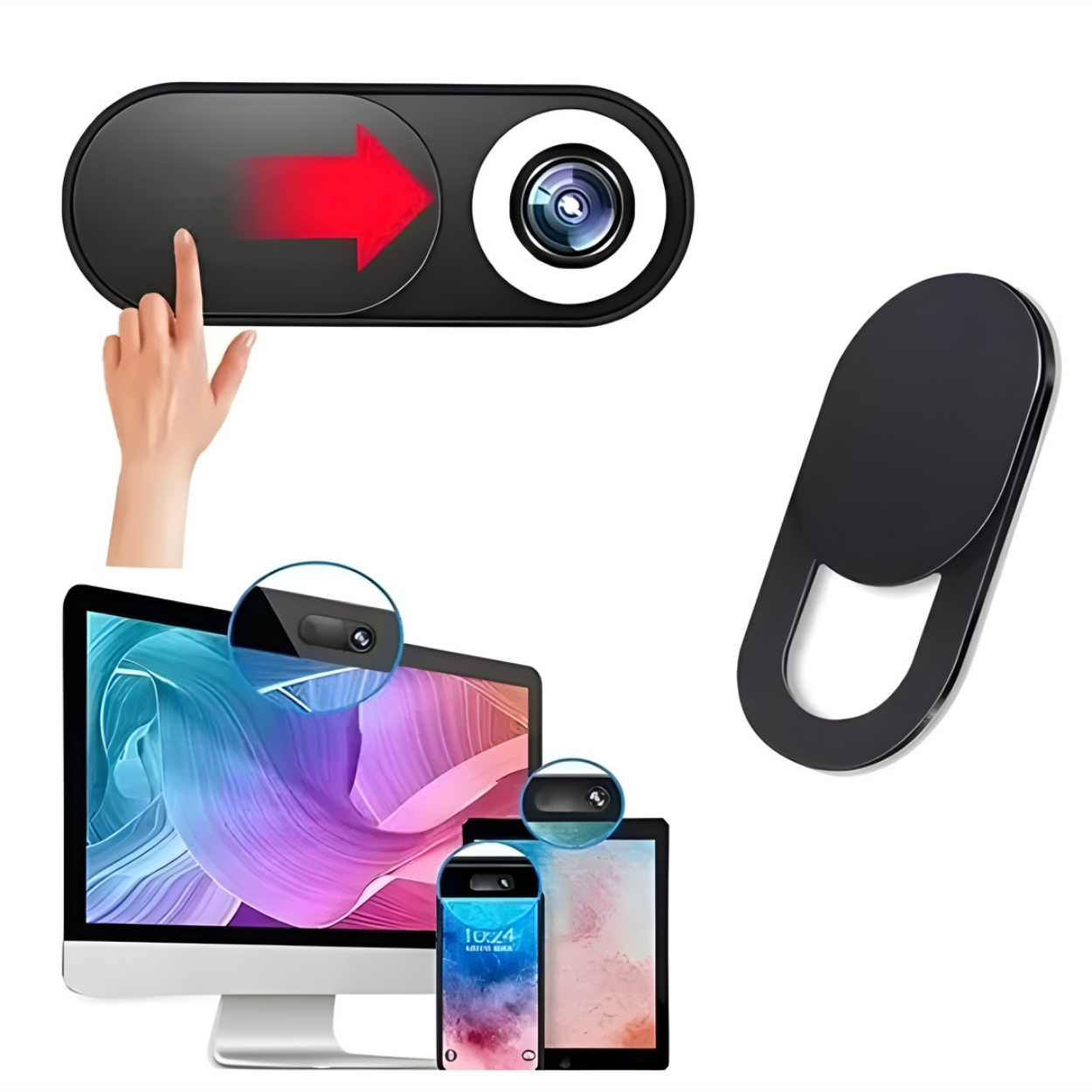 Laptop Camera Cover - Black