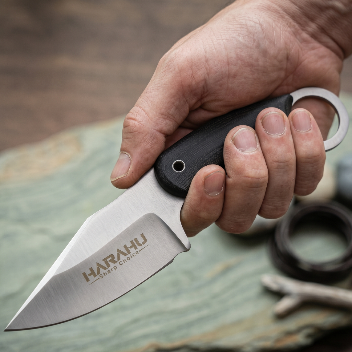 Outdoor knife SD - 40407 - Black / Type3