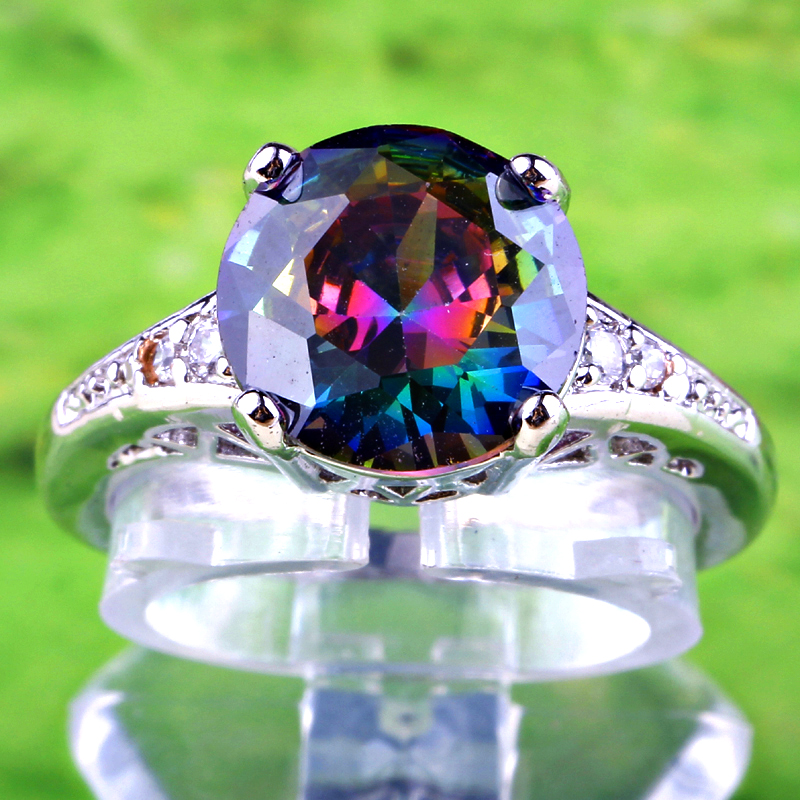 CO-1222 Ring - Silver/Pink/55mm