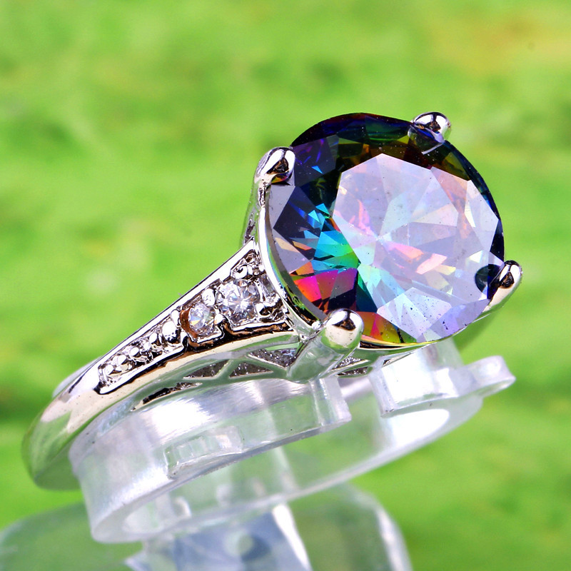 CO-1222 Ring - Silver/Pink/55mm