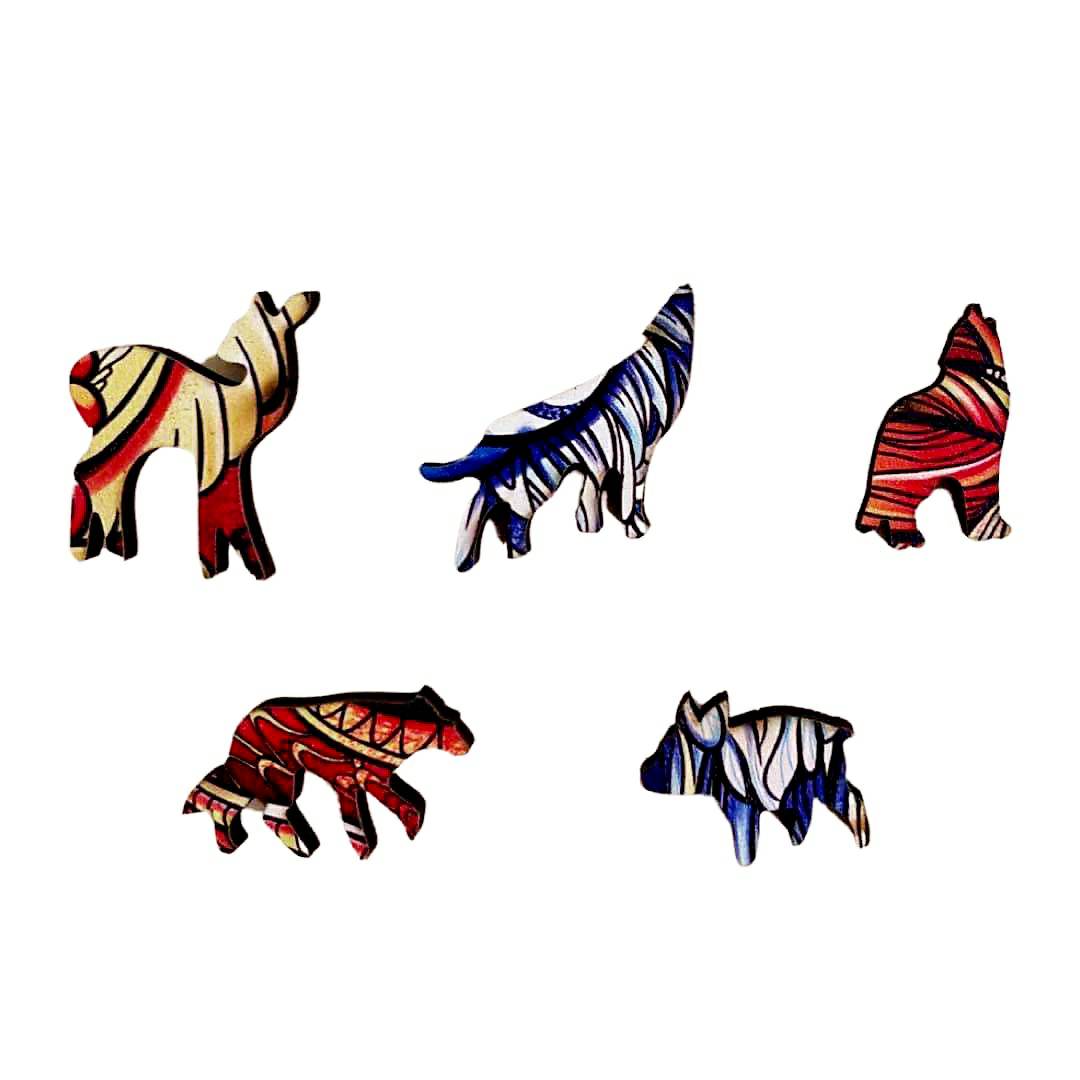 Wooden puzzle-Tiger/S