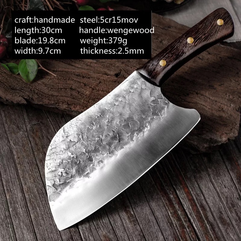 SA-13962 Kitchen cleaver - Brown
