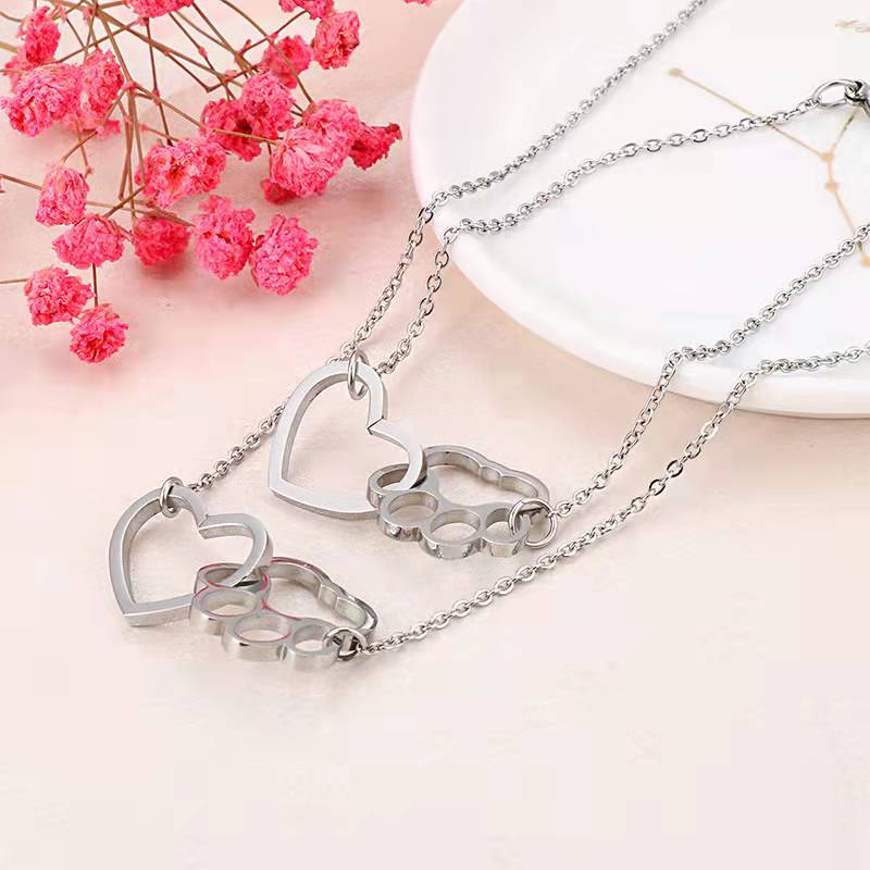 Paw Set - Silver