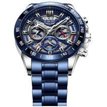 LIGE SE-14655 Watch - Blue/Silver