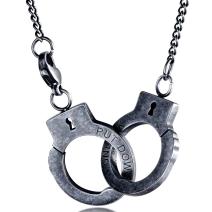 Handcuffs Necklace - Black