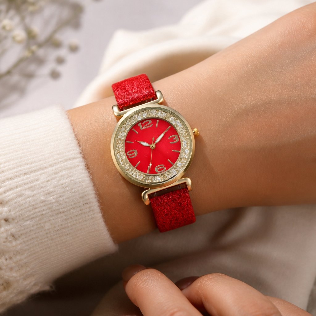 SH-12955 watch - Red