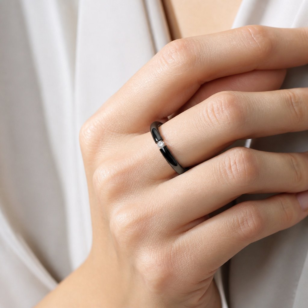 UR-17281 Ring - Black/69mm