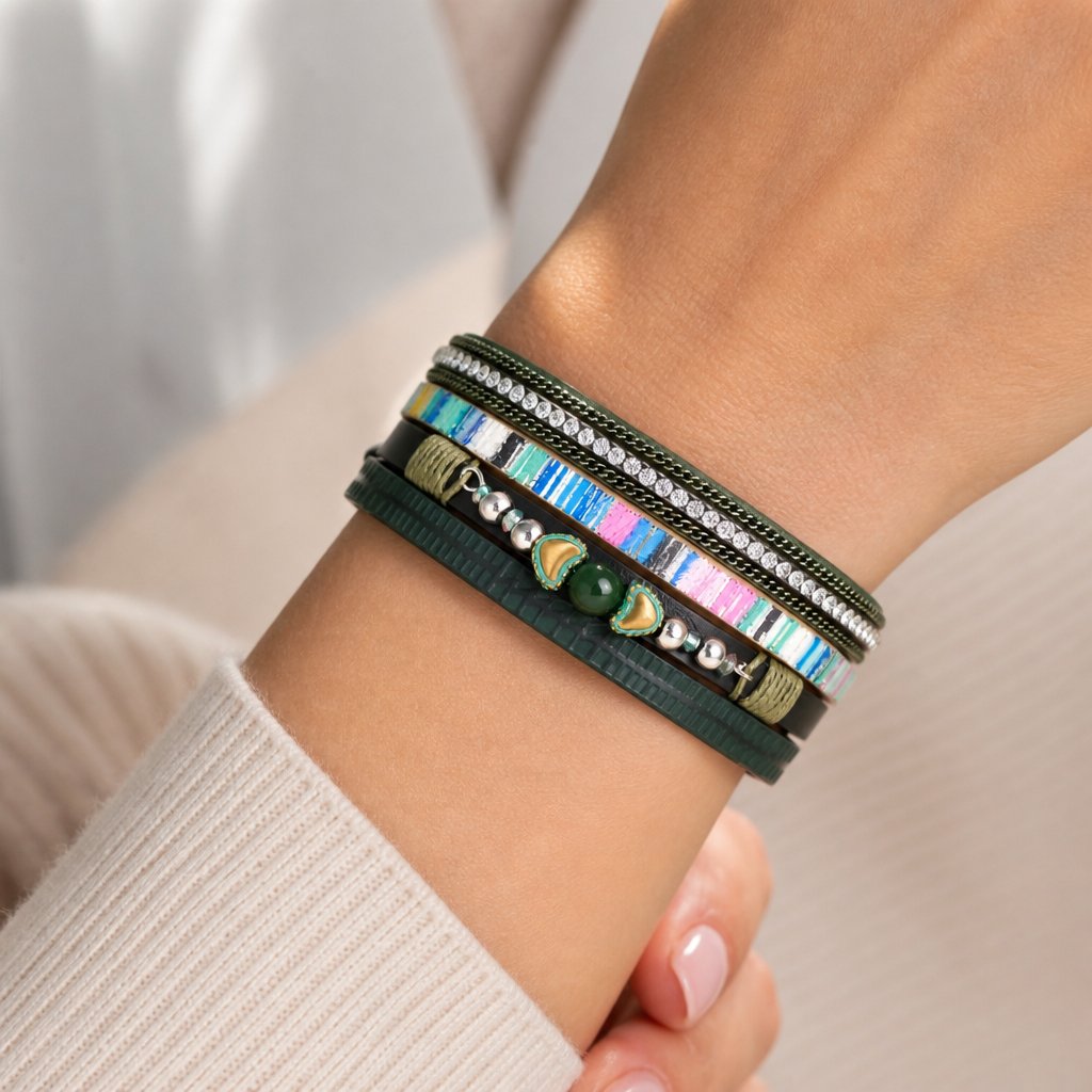 SA-18319 Bracelet - Green