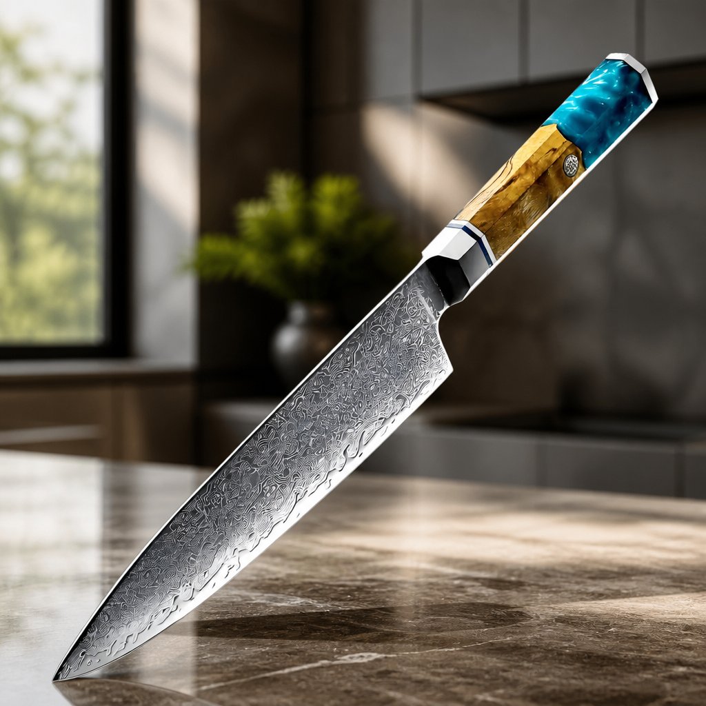 AO-20192 Damascus Kitchen Knife - Chef