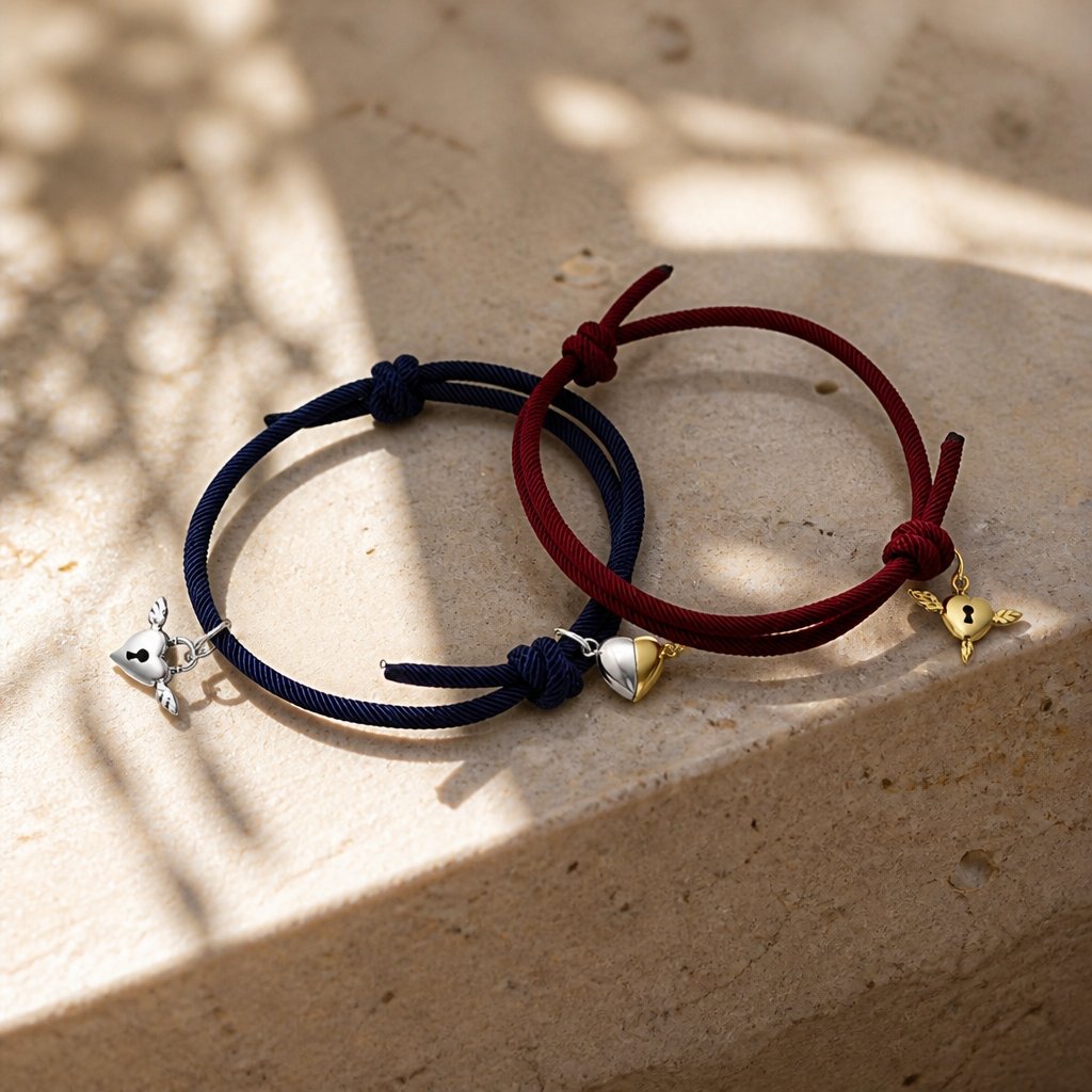 HM-20609 Bracelets - Dark Blue/Burgundy