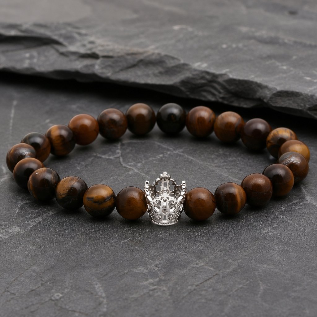 CR-23317 Bracelet - Brown/Silver