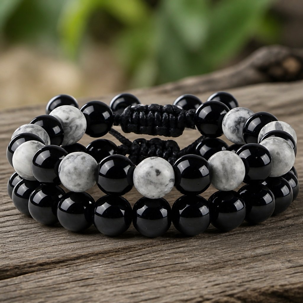 ON-24102 Bracelet - Black/Grey2