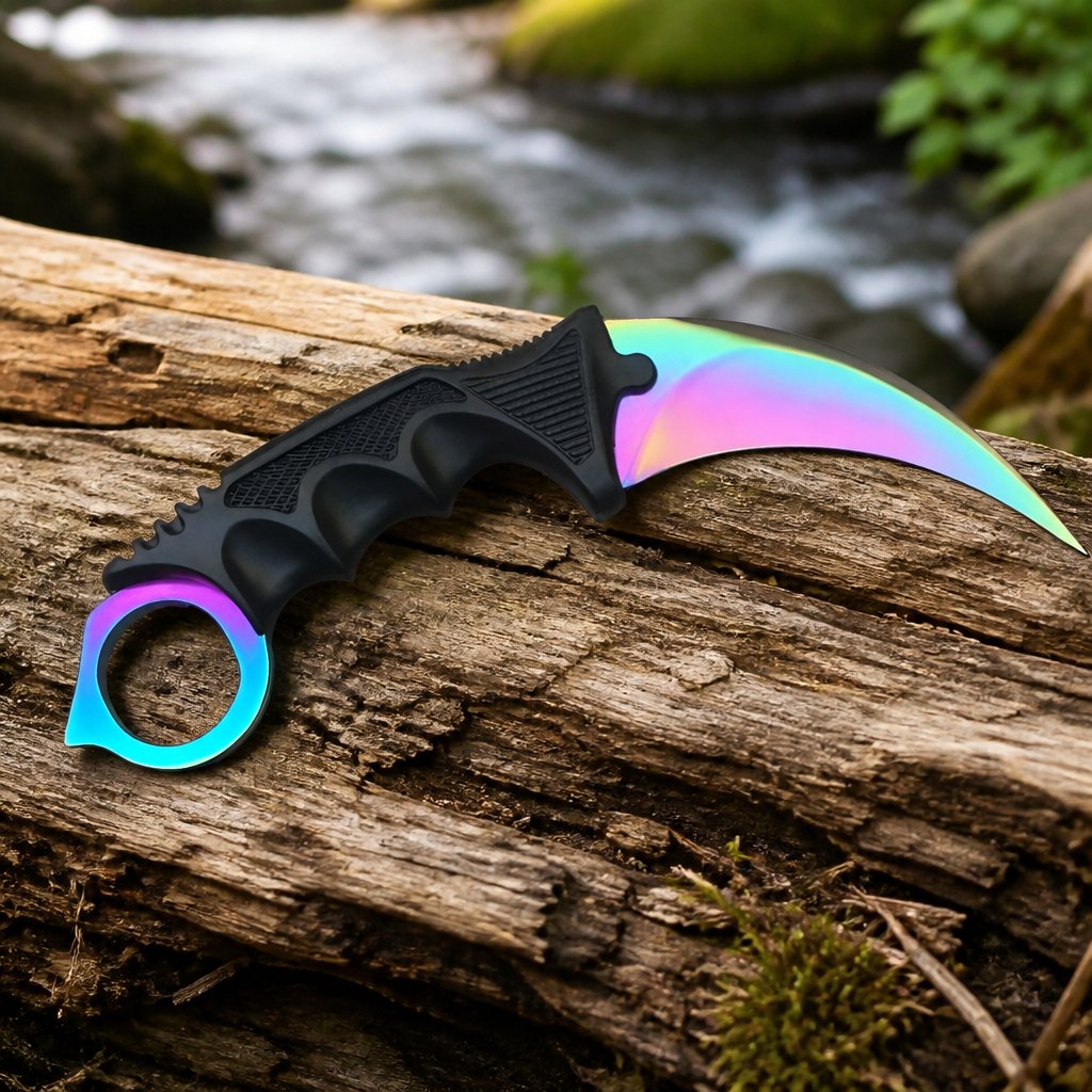 Outdoor knife SC - 27741 - Multicolored
