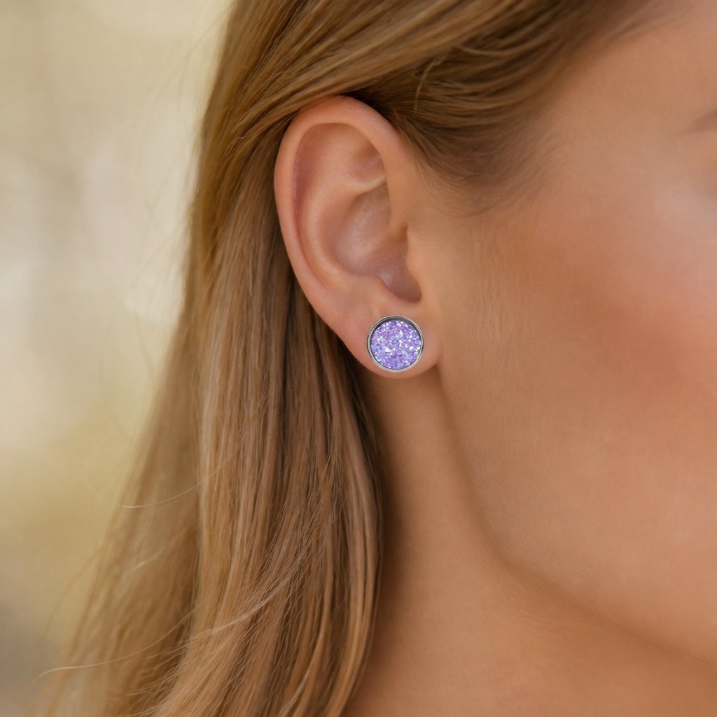 VI-28272 Earrings - Purple