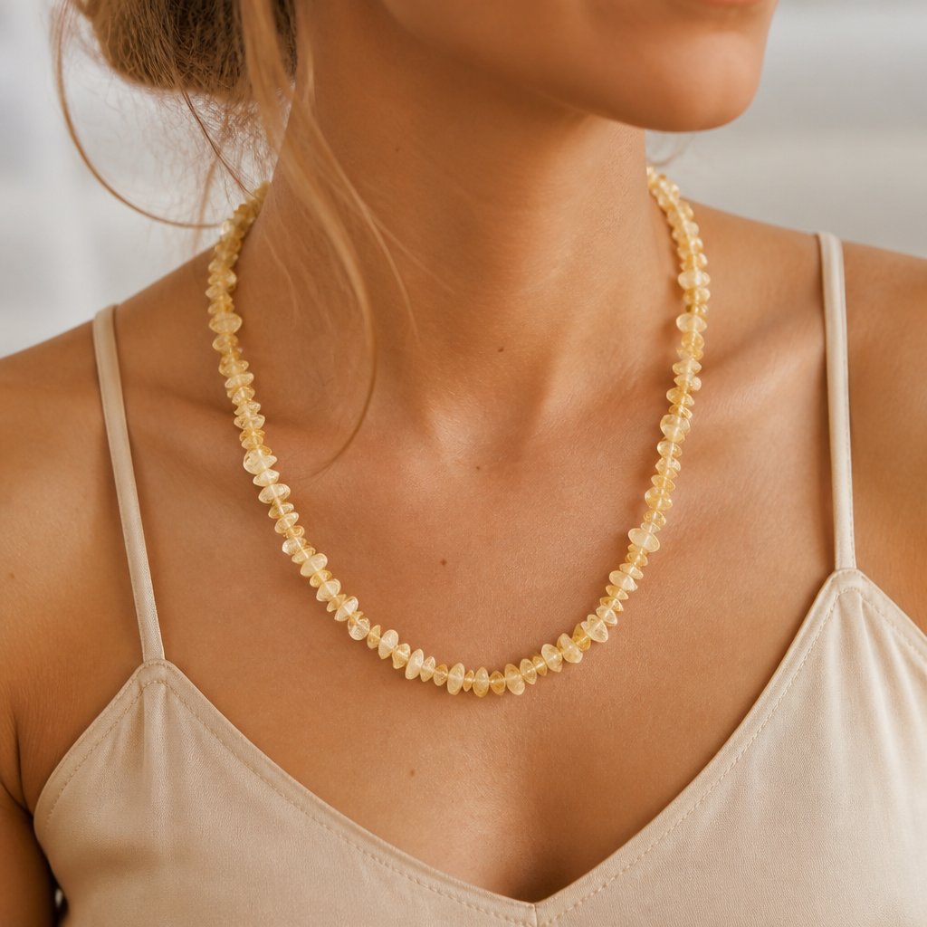 NE-28514 Necklace - Yellow
