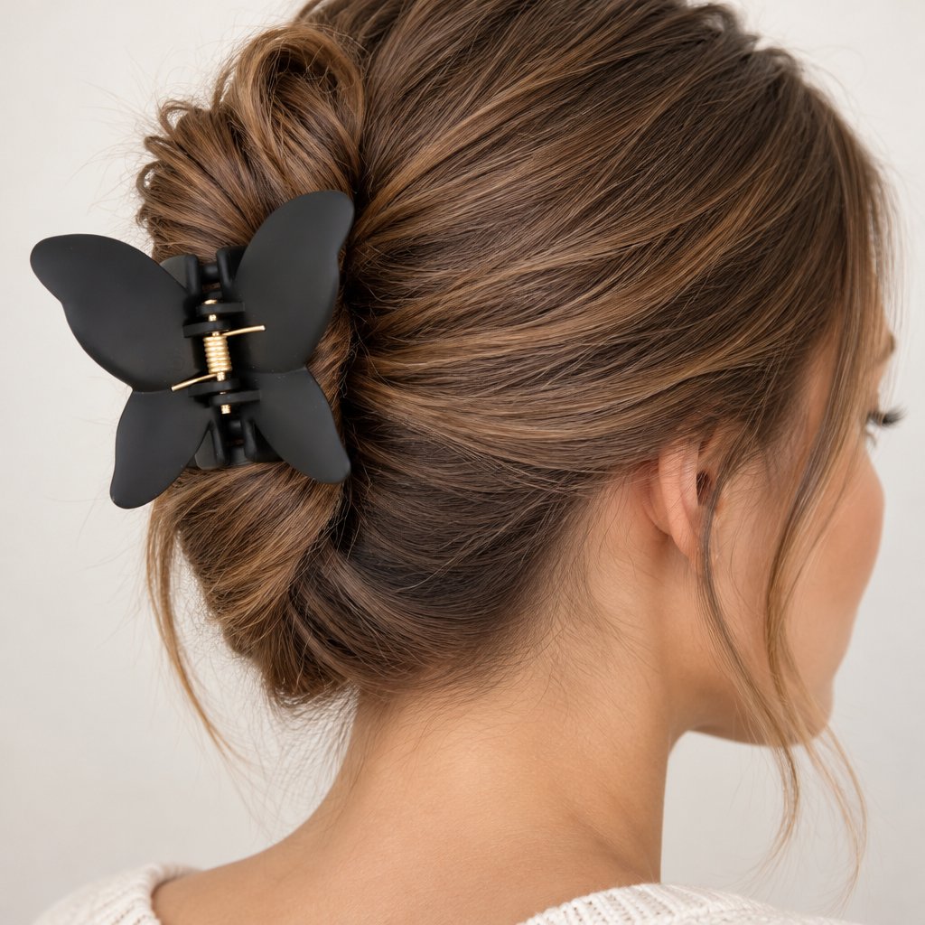 ME-30221 Hair Clip - Black