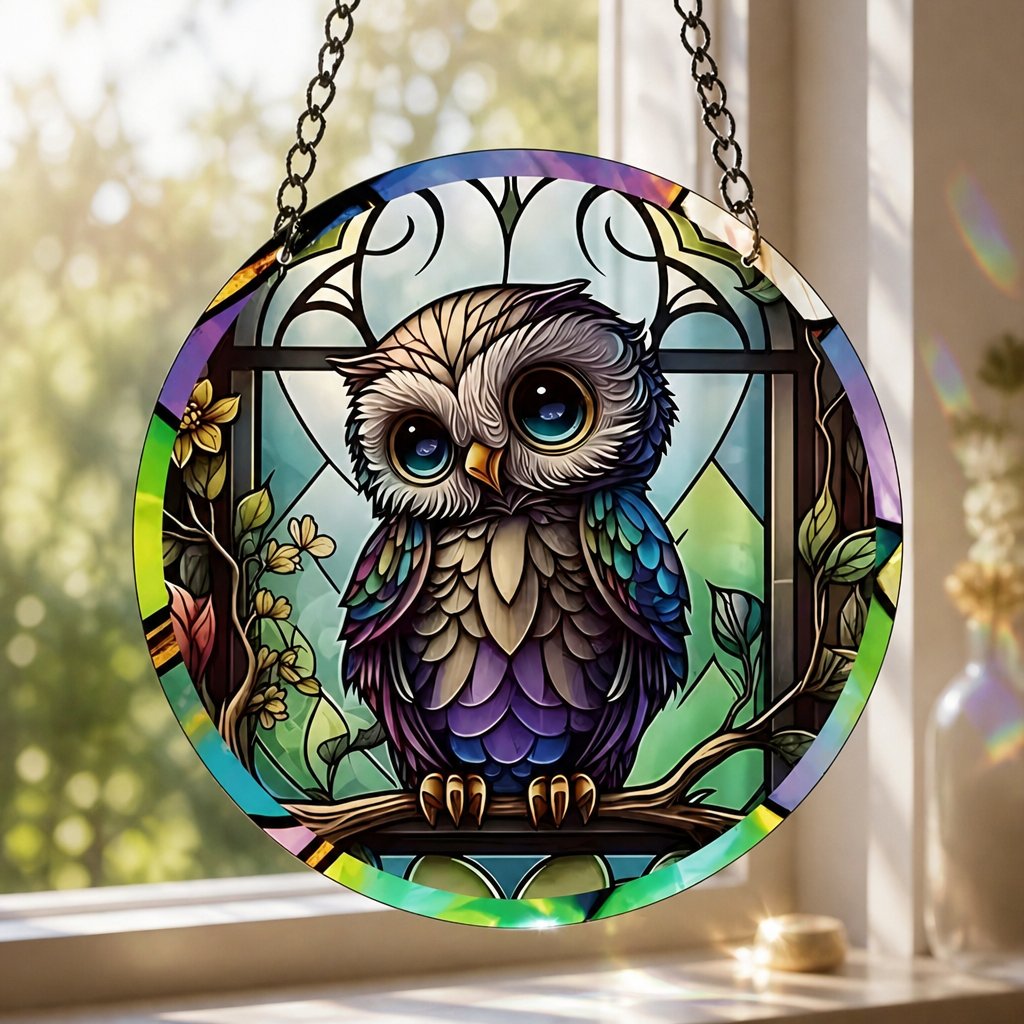 Sun catcher - Owl