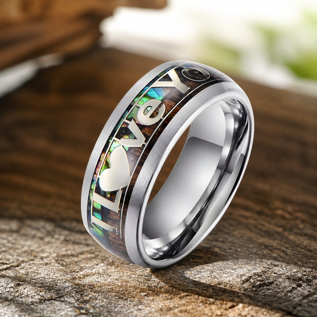 I Love You Ring - Silver/62mm