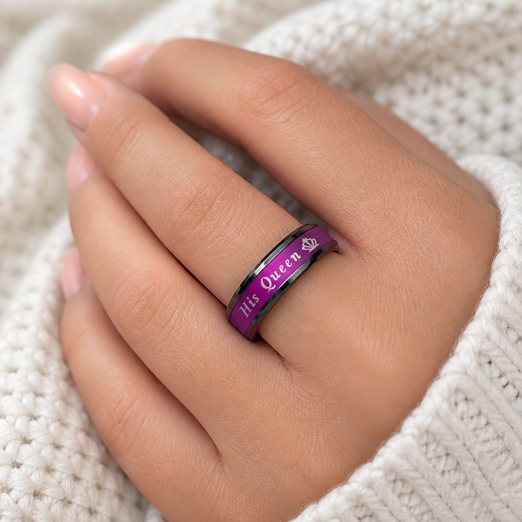 My Queen Ring - Black/Purple/52mm
