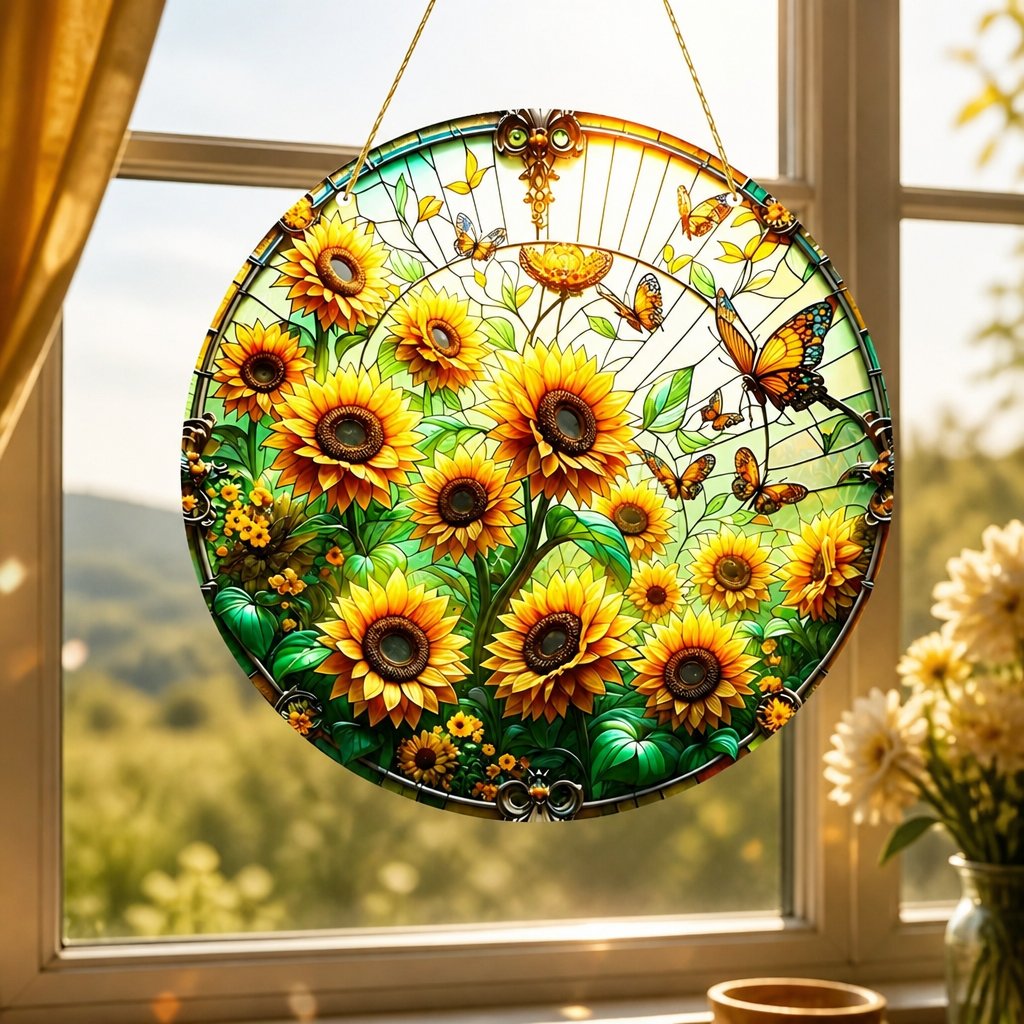 Sun catcher - Sunflower/Type7/XL