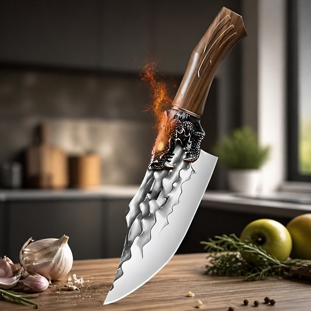 Kitchen knife BA-33021 - Brown