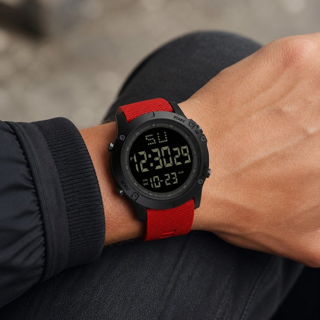 Digital Watch MA-33755 - Red