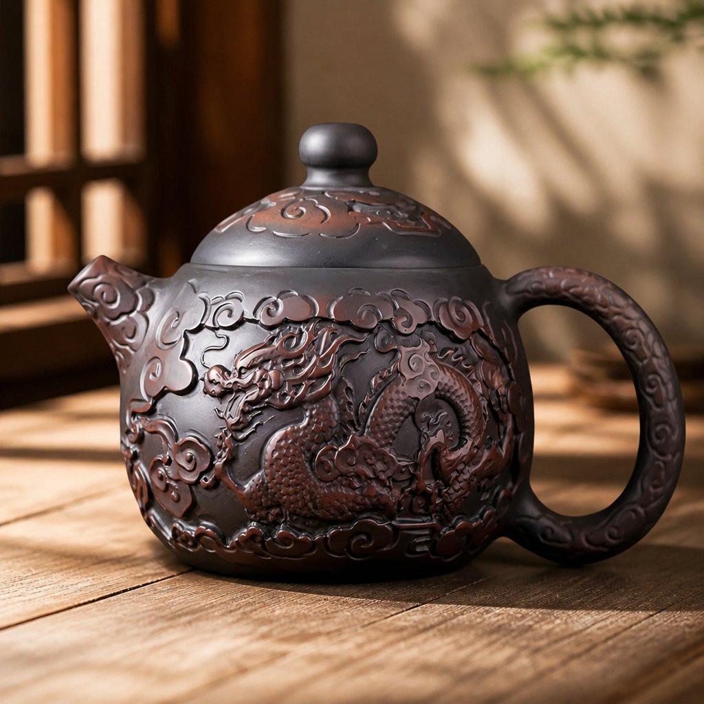 YU-37655 Teapot - Brown